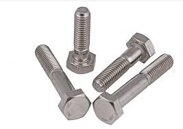 Partialy Threaded Zinc Plated